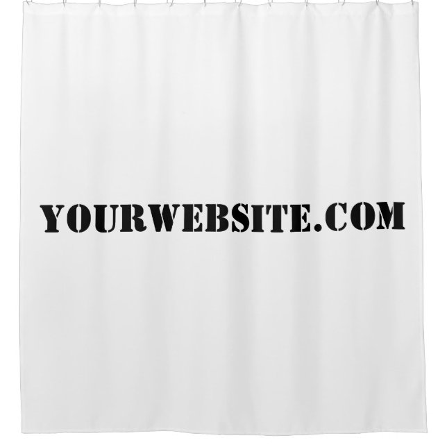 YourWebSite.com Shower Curtain (Front)