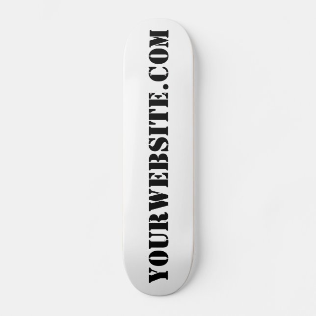 YourWebSite.com Skateboard (Front)