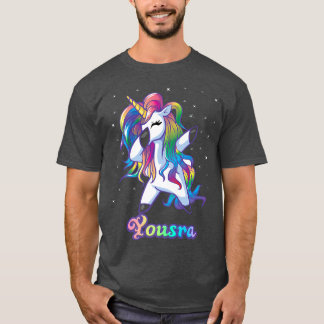 YOUSRA Unicorn Gifts For Girls Birthday Gifts For  T-Shirt