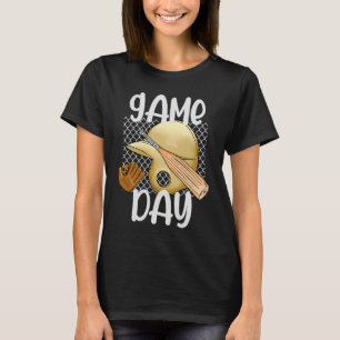 Youth Baseball Player Team Group T-Shirt