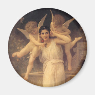 Youth by Bouguereau, Victorian Angels Portrait Magnet