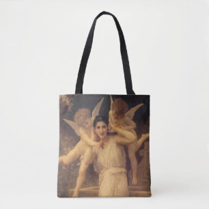 Youth by Bouguereau, Victorian Angels Portrait Tote Bag