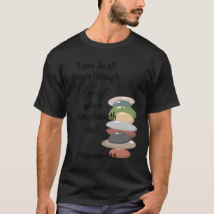 Youth Can Do All things I Bible YM Verse YW Religi T-Shirt