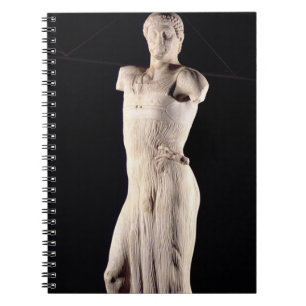 Youth clad in tight long-fitting tunic, 5th centur notebook