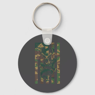 Youth Cross Camo Hunting Fishing B Deer Duck Camou Key Ring