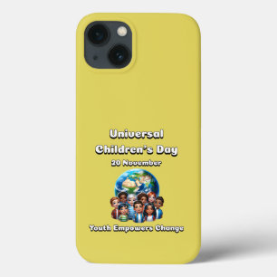 Youth Empowers Change. Universal Children's Day.  iPhone 13 Case