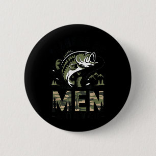 Youth Fisher of Men Christian Fishing Bible Camo B 6 Cm Round Badge