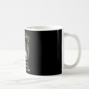 Youth fishing camo bass fish dad keeping reel coffee mug
