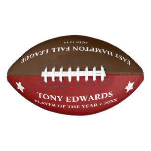 Youth Football League Trophy Football