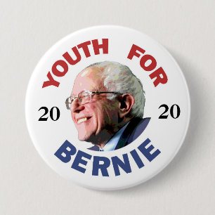 Youth for Bernie 2020 7.5 Cm Round Badge