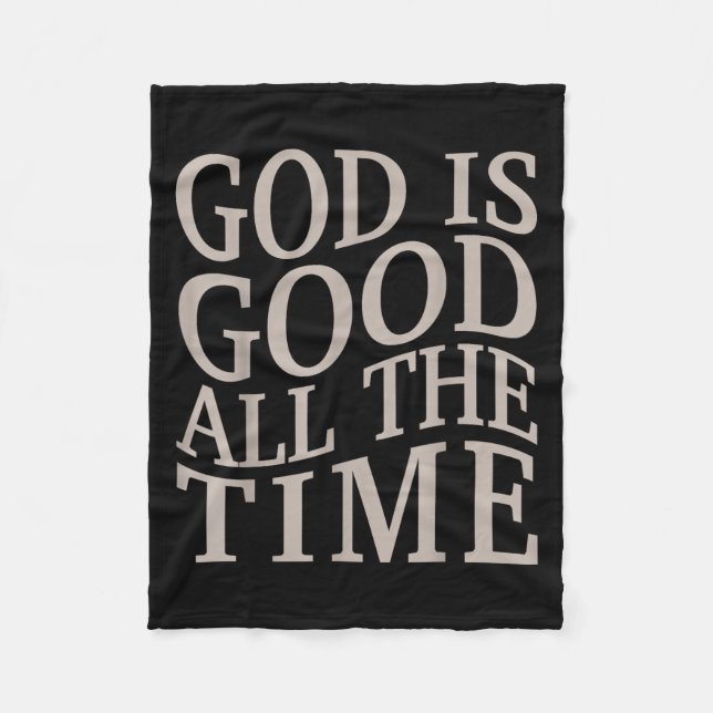 Youth God Is Good Christian Teen Girl Jesus Love Y Fleece Blanket (Front)