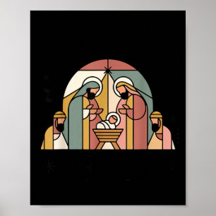 Youth Happy Birthday Jesus Christmas Christian Tod Poster