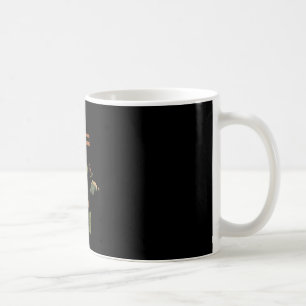 Youth hunting faith fishing cross camo christian coffee mug