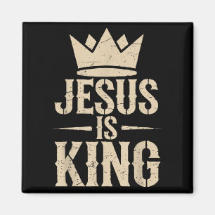 Youth Jesus Christ Is King Christian Men God Son T Magnet