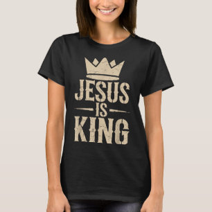 Youth Jesus Christ Is King Christian Men God Son T T-Shirt