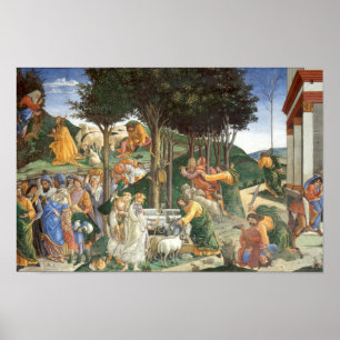 Youth of Moses by Botticelli - Poster