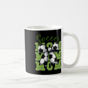 Youth Soccer Mom Coquette Bow Cute Sister Toddler  Coffee Mug