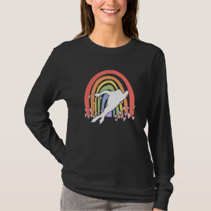Youth Speedskater women Ice Skating cute Speed Ska T-Shirt