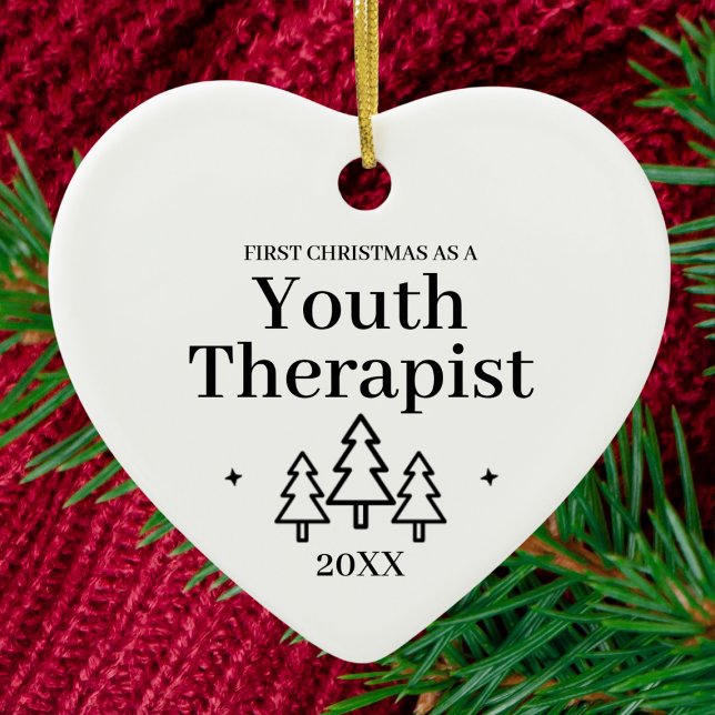 Youth Therapist New Job Christmas Ceramic Ornament (Youth Therapist New Job Christmas Ceramic Ornament
)