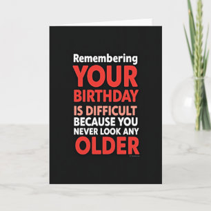 Youthful Bold Text Card
