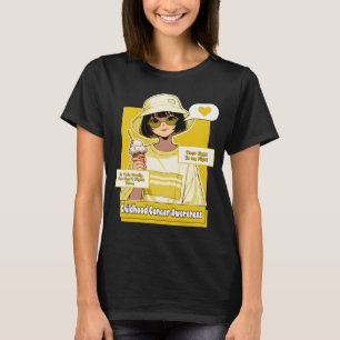 Youthful & Stylish Childhood Cancer Family Support T-Shirt