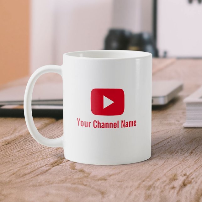Youtube Channel Vlogger Youtuber Coffee Mug (Creator Uploaded)