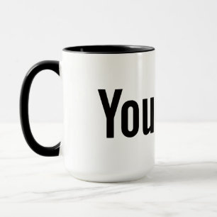 YouTube Logo Style Personalized Coffee Mug