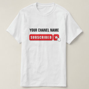 YouTube Subcribe man T-Shirts. T-Shirt