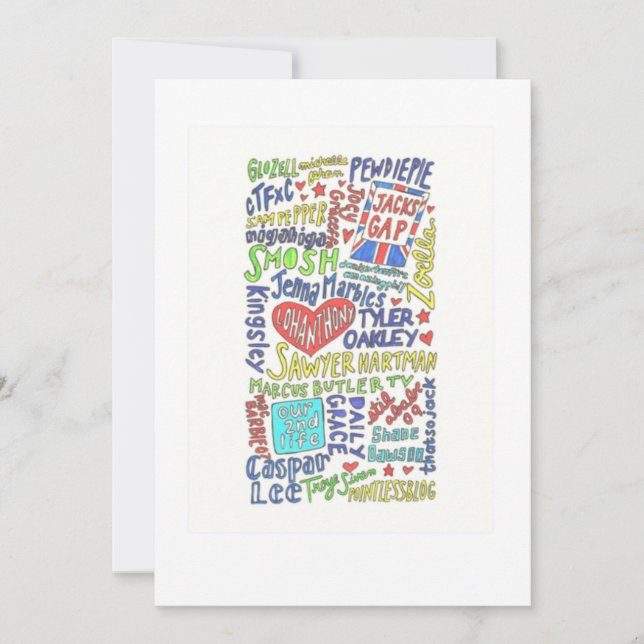 Youtubers Invitation (Front)