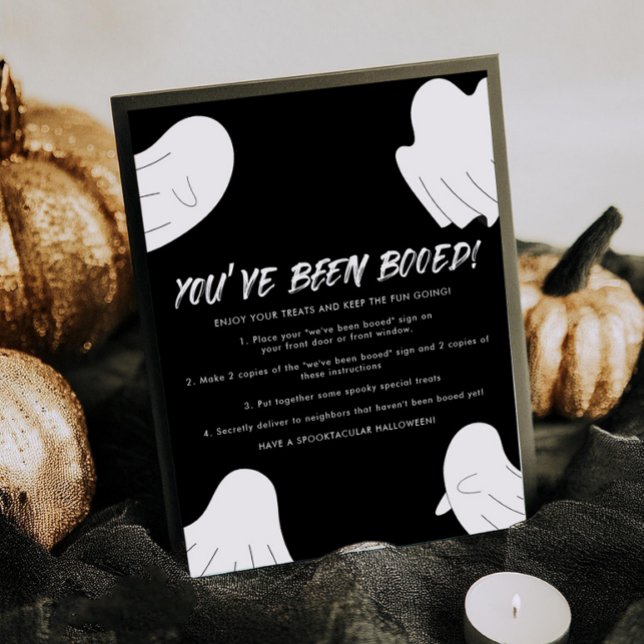 You've Been Booed Boo Neighbour Game Sign (Creator Uploaded)