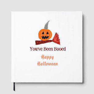 You've been Booed happy Halloween pumpink broom sc Guest Book