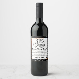 You've Been Boozed Wine Label