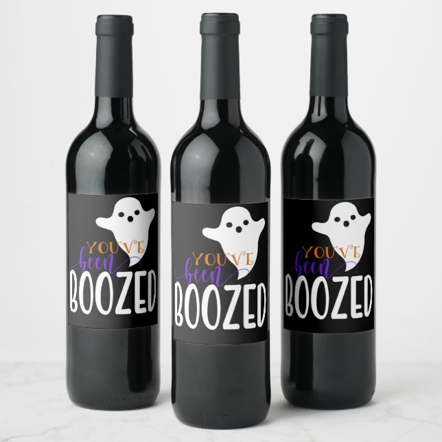You've Been Boozed Wine Label (Bottles)