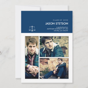 You've been framed Law Graduation Invitation