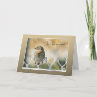 You've been on my mind... Thinking of You Card