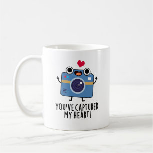You've Captured My Heart Funny Camera Pun  Coffee Mug