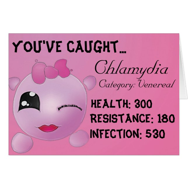 You've caught... Chlamydia (Front Horizontal)
