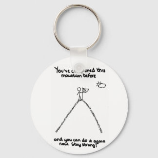 You've Conquered This Mountain Before Key Ring