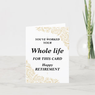 You've Earned It Holiday Card – Retirement Greetin
