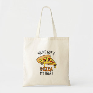 You've Got A Pizza My Heart Funny Pizza Pun  Tote Bag