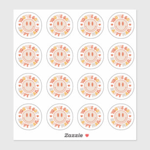 You've Got Happy Mail Groovy Smile Sticker Sheet