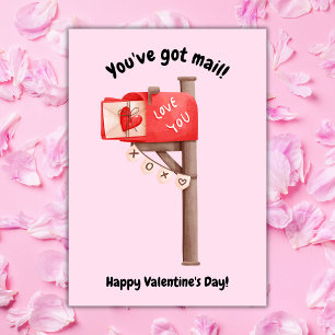 You've Got Mail Classroom Valentine's Day Photo Holiday Card