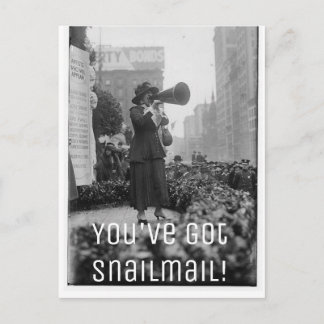 You've Got Snailmail Postcard