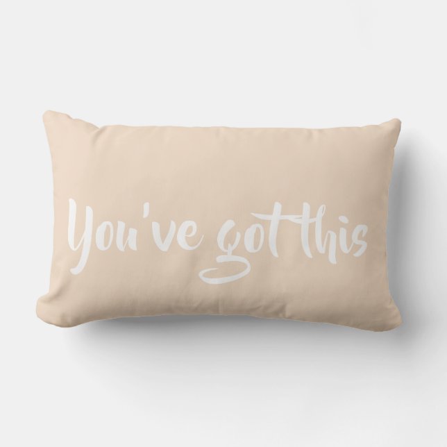 YOU'VE GOT THIS bar pillow (Front)