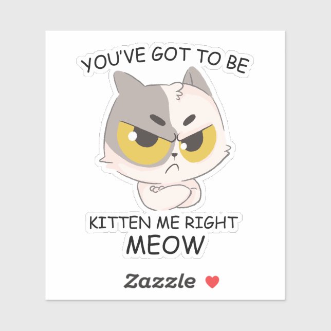 You've Got To Be Kitten Me Right Meow (Sheet)