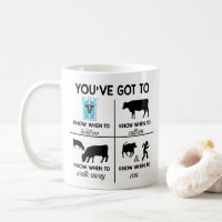You've Got to Know When to Funny Ranch Life Cows