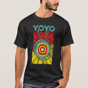 Yoyo 70s 80s 90s Classic Toy Game Vintage Pastime T-Shirt