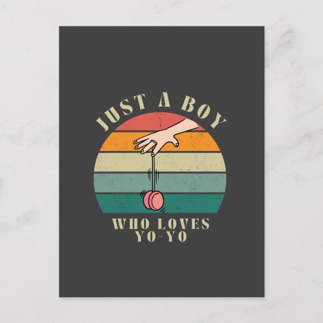 Yoyo boy postcard (Front)