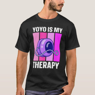YoYo Is My Therapy Retro Yo Yo T-Shirt