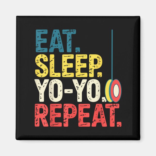 Yoyo Player Yo-yo Enthusiast  Magnet (Front)